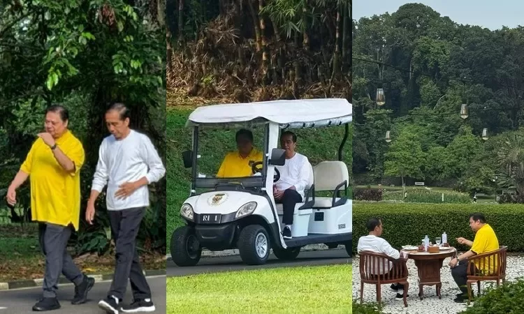 Pilpres 2024: Olahraga dan Sarapan dengan Presiden Jokowi di Bogor, Airlangga Ungkap Ada yang Rahasia