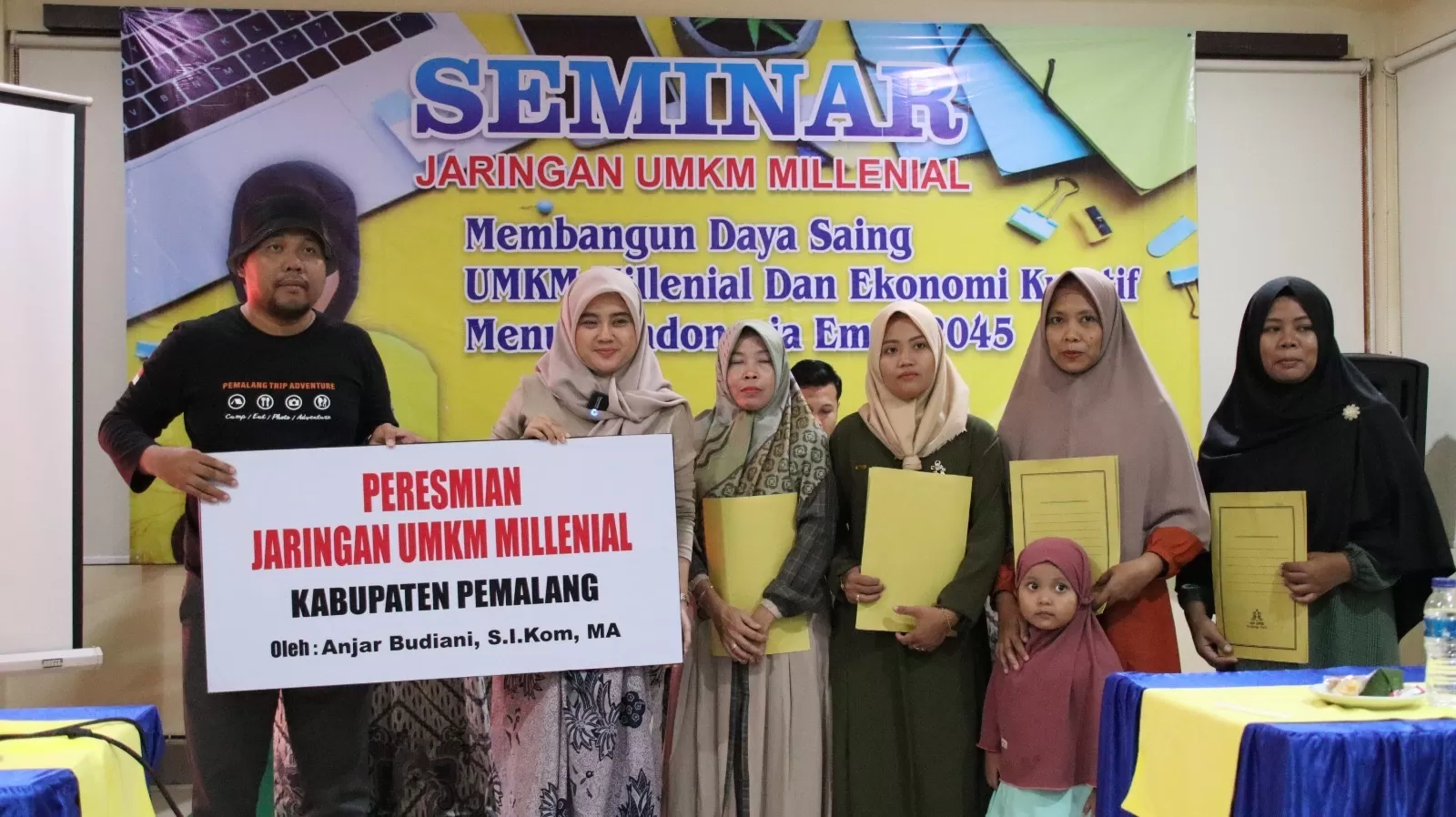 Pegiat Entreprenuer Anjar Budiani Bentuk Jaringan UMKM Milenial di Kabupaten Pemalang